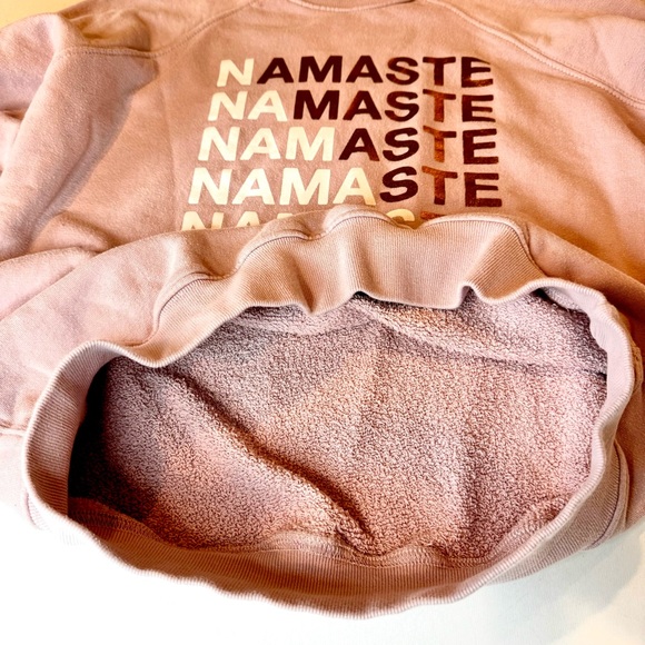 Spiritual Gangster Namaste Graphic Light Pink  Pullover Sweatshirt Sz Small - Picture 9 of 13